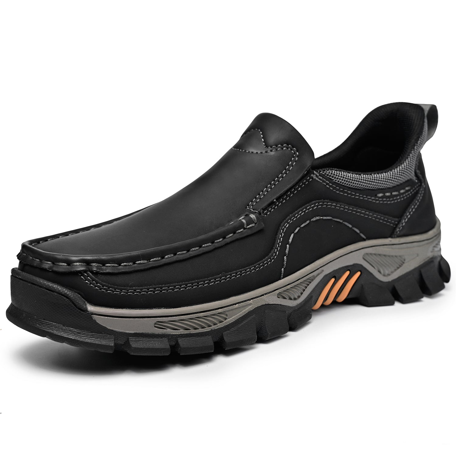 Men's Slip-On Footbed Loafers for All-Day Arch Support & Alignment | Cushioned Walking Sneakers with Ergonomic Sole for Pain Relief & | Thomler