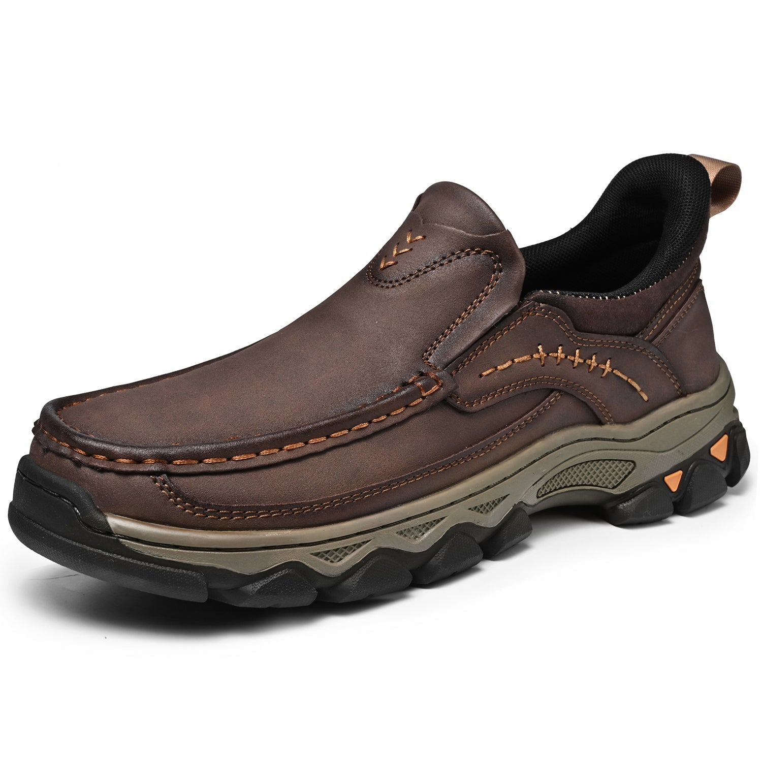 Men's Arch Support Loafers for All-Day Comfort & Posture Alignment – Cushioned Sole, Non-Slip Tread, Breathable Upper – Perfect for Work | Thomler