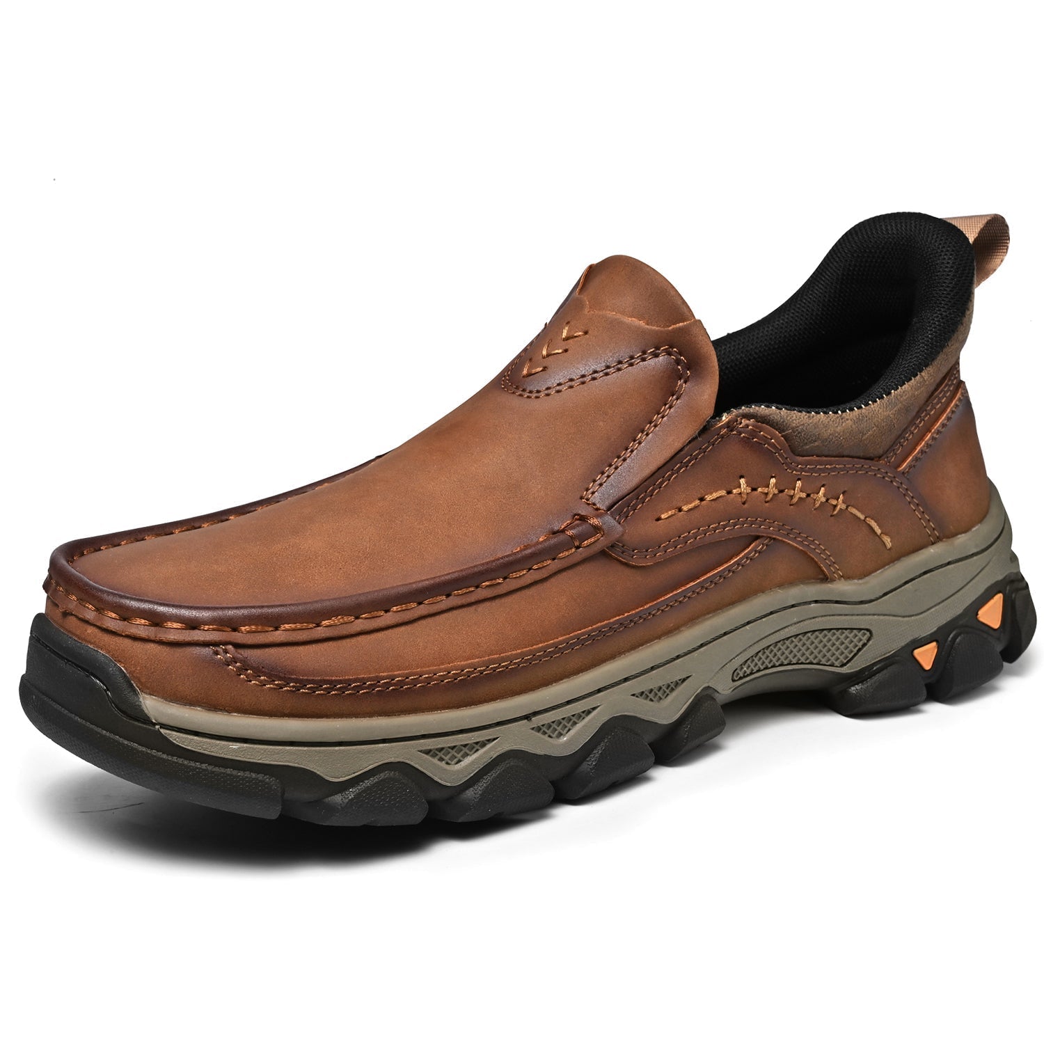 Men's Arch Support Loafers for All-Day Comfort & Posture Alignment – Cushioned Sole, Non-Slip Tread, Breathable Upper – Perfect for Work | Thomler