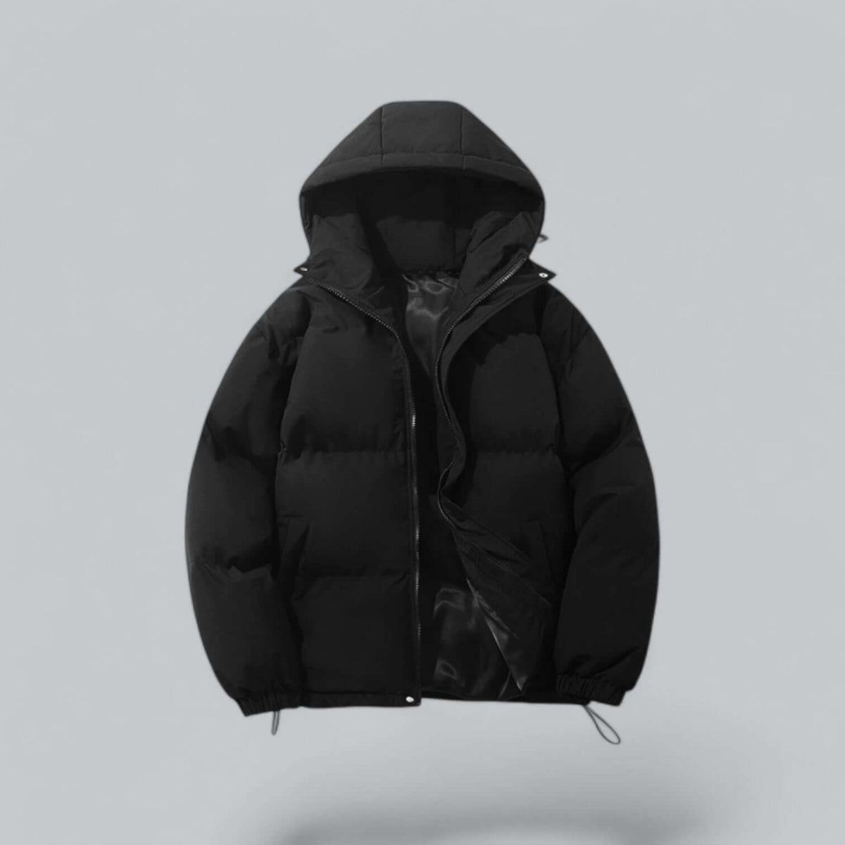 Insulated Button-Front Parka with Removable Hood for Men – Cold Weather Outerwear for Winter Commutes & Outdoor Activities | Thomler