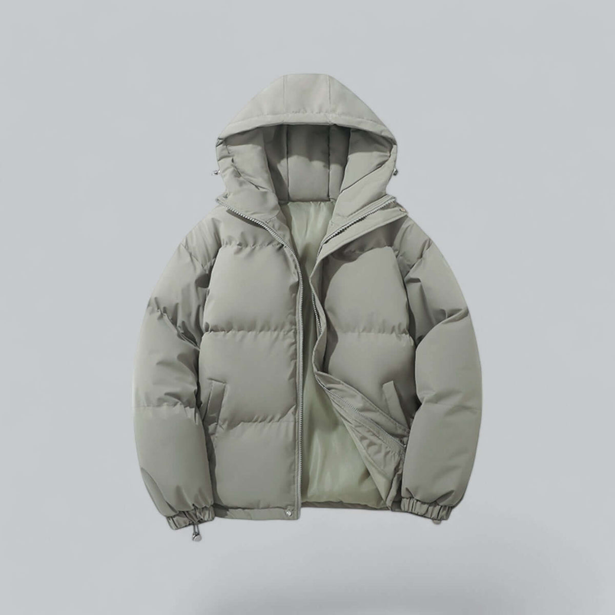 Insulated Button-Front Parka with Removable Hood for Men – Cold Weather Outerwear for Winter Commutes & Outdoor Activities | Thomler