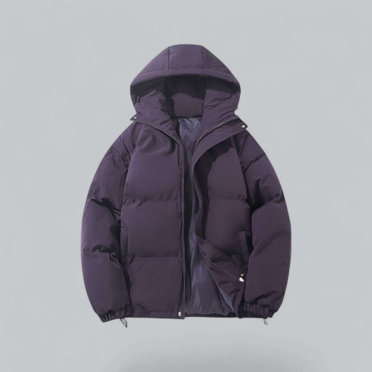 Insulated Button-Front Parka with Removable Hood for Men – Cold Weather Outerwear for Winter Commutes & Outdoor Activities | Thomler