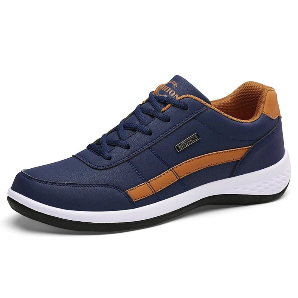 Supportive Lace-Up Sneakers for Men with Arch Support & Breathable Design | Comfort Walking Shoes for Everyday Wear | Thomler