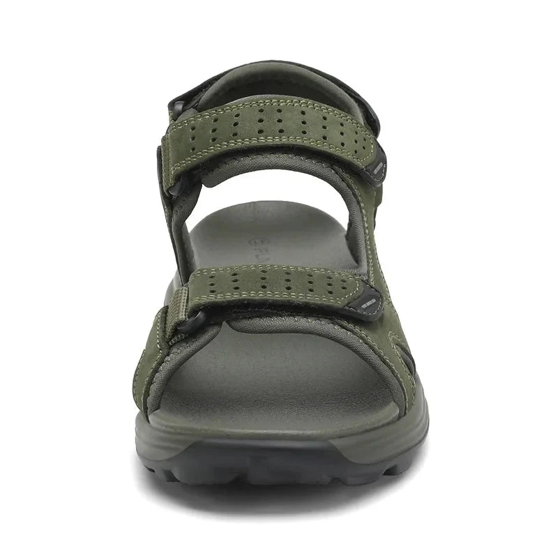 Men's Hiking Sandals with Anti-Slip Sole – Adjustable Straps, Open-Toe Design for Trail Walking & Summer Outdoor Adventures | Thomler