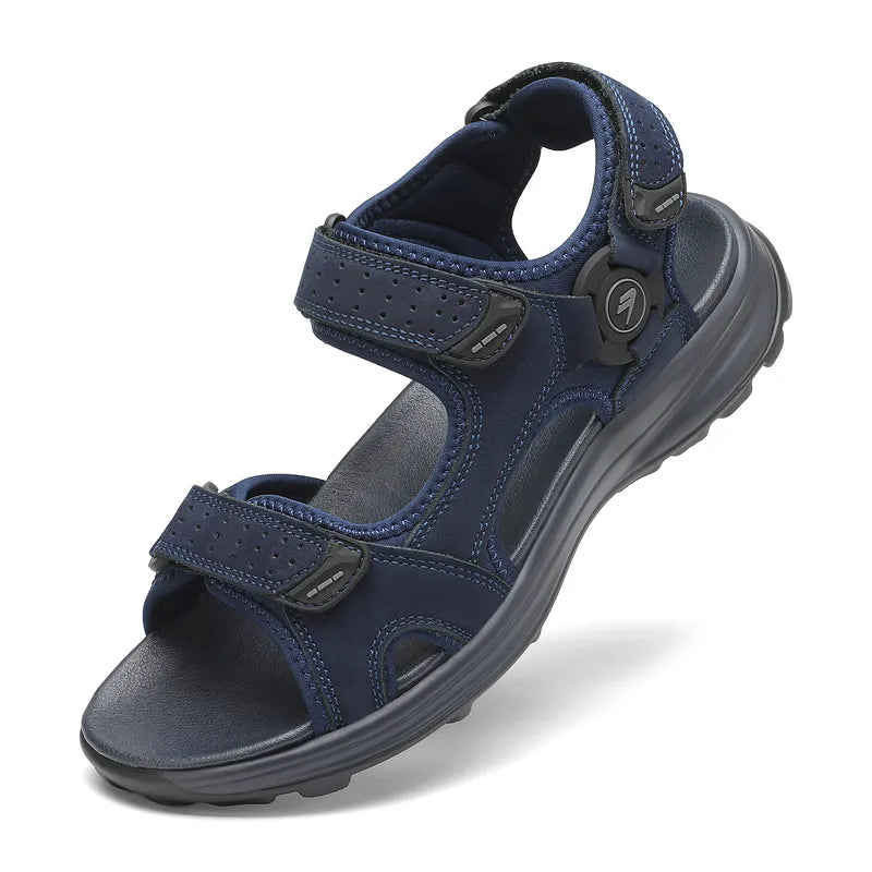 Men's Hiking Sandals with Anti-Slip Sole – Adjustable Straps, Open-Toe Design for Trail Walking & Summer Outdoor Adventures | Thomler