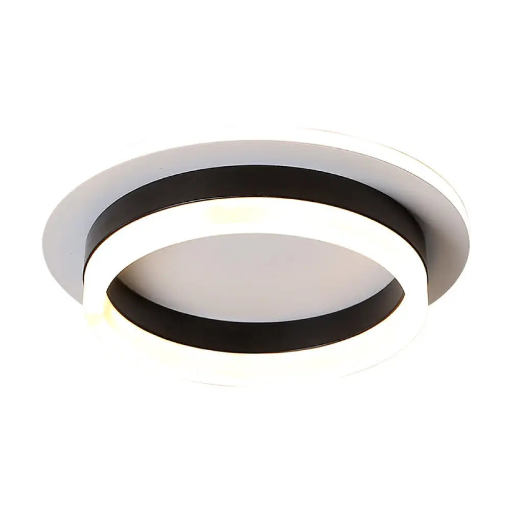 Compact Round & Square LED Ceiling Light for Hallways, Entryways, Bathrooms – Modern Low-Profile Design, 10-Inch Acrylic Lens, Dimmable | Thomler