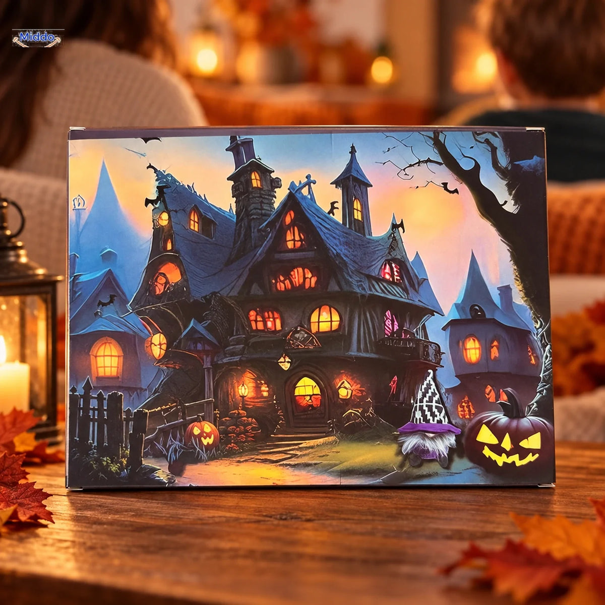 Seasonal Countdown Box with Plush Gnomes – Daily Surprise Calendar for October or December Festivities | Thomler
