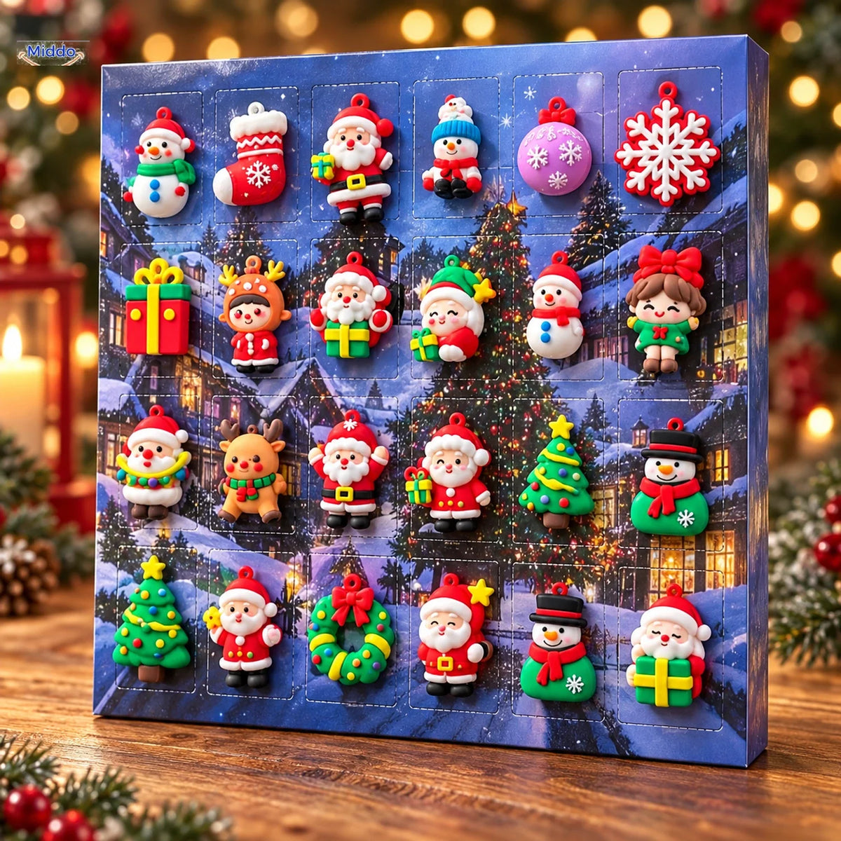 Seasonal Countdown Box with Plush Gnomes – Daily Surprise Calendar for October or December Festivities | Thomler