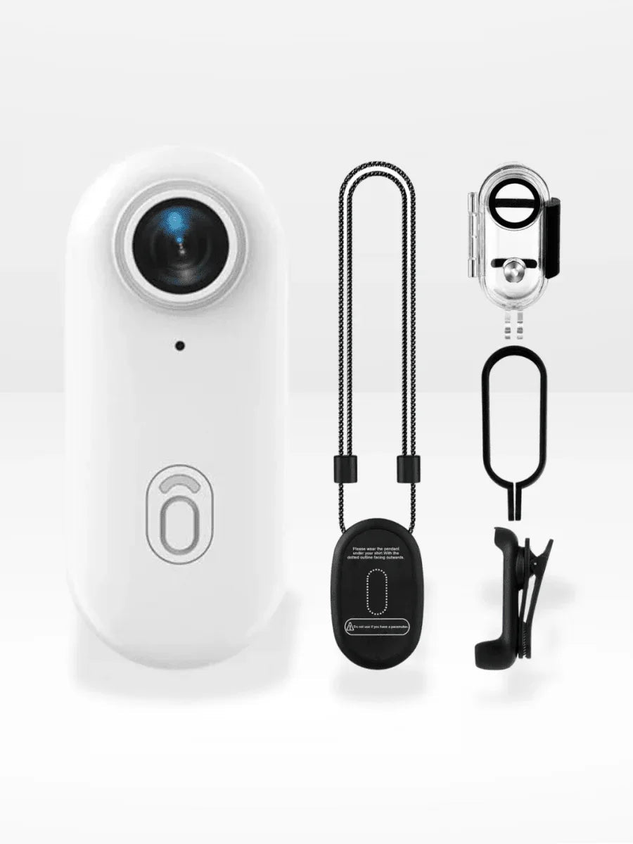 Ultra-Compact 4K POV Action Camera with Magnetic Mount for Sports, Biking, Motorcycling & First-Person Recording | Wireless Connectivity & | Thomler
