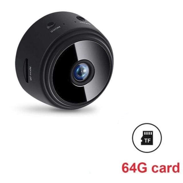 Compact 1080p HD Security Camera with Magnetic Mount for Home Office Monitoring | Indoor WiFi Spy Cam with Night Vision Wide Angle | Wireles | Thomler
