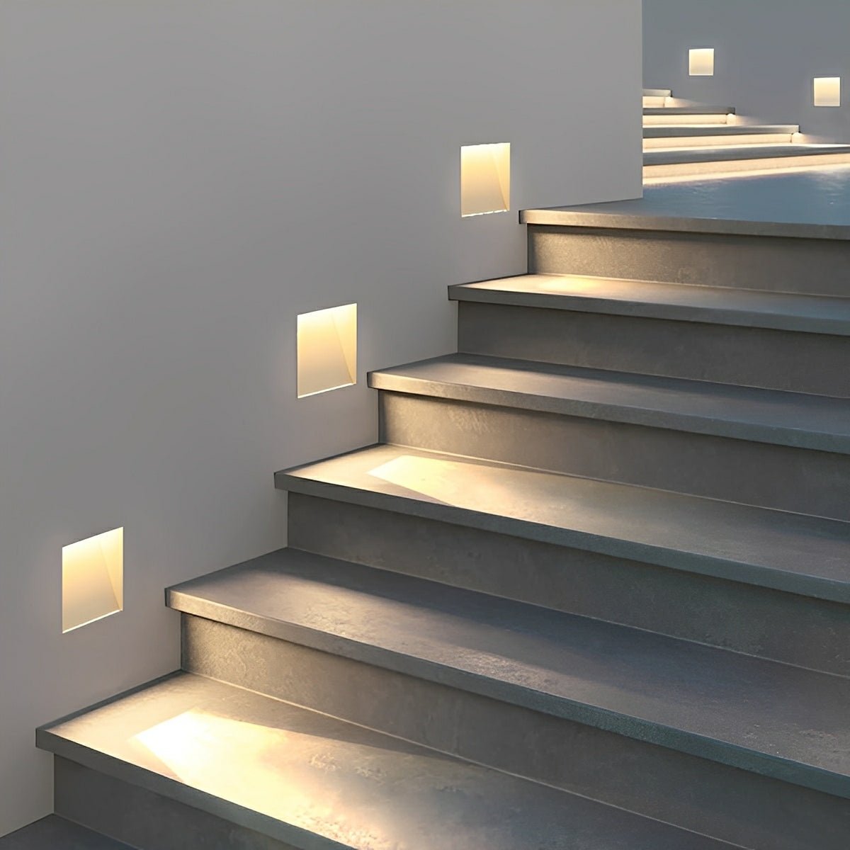 Motion-Activated LED Wall Sconce – Aluminum Rectangular & Square Designs for Hallways, Bedrooms & Staircases | Thomler