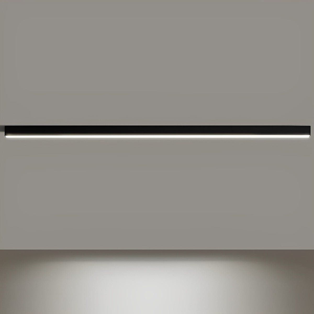 Ceiling Light Aluminium Linear 200.0 cm Black Dimmable LED Living Room Hallway Bedroom Modern Strip Lighting | Thomler