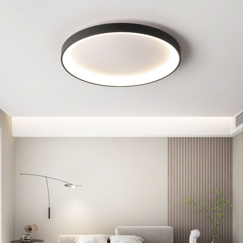 Modern LED Ceiling Light Fixture – Sleek Metal & Acrylic Design for Dining Room, Kitchen & Bar – Contemporary Flush Mount Lighting 20 in | Thomler