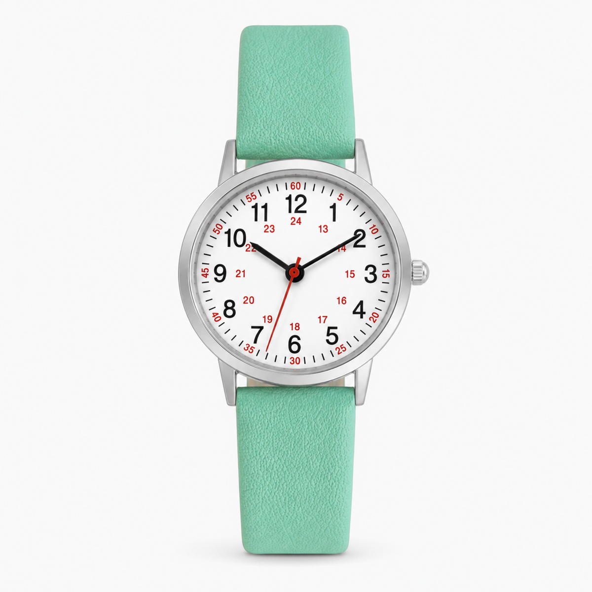 Clip-On Analog Watch with Second Hand – Silicone Band Timepiece for Medical & Healthcare Professionals | Thomler