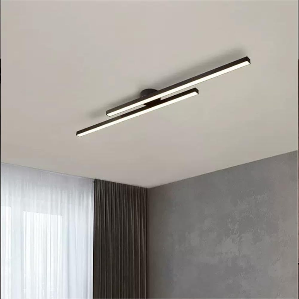 Semi-Flush LED Ceiling Light – Modern Aluminum Design, Dimmable & Color-Changing Options for Bedroom, Living Room & Kitchen | Thomler