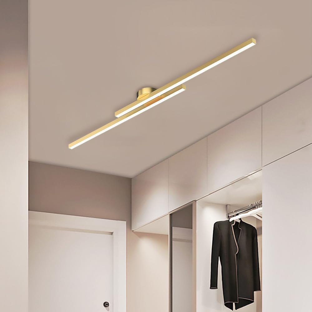 Semi-Flush LED Ceiling Light – Modern Aluminum Design, Dimmable & Color-Changing Options for Bedroom, Living Room & Kitchen | Thomler