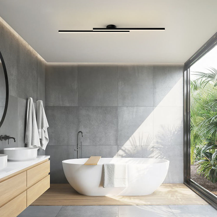 Semi-Flush LED Ceiling Light – Modern Aluminum Design, Dimmable & Color-Changing Options for Bedroom, Living Room & Kitchen | Thomler