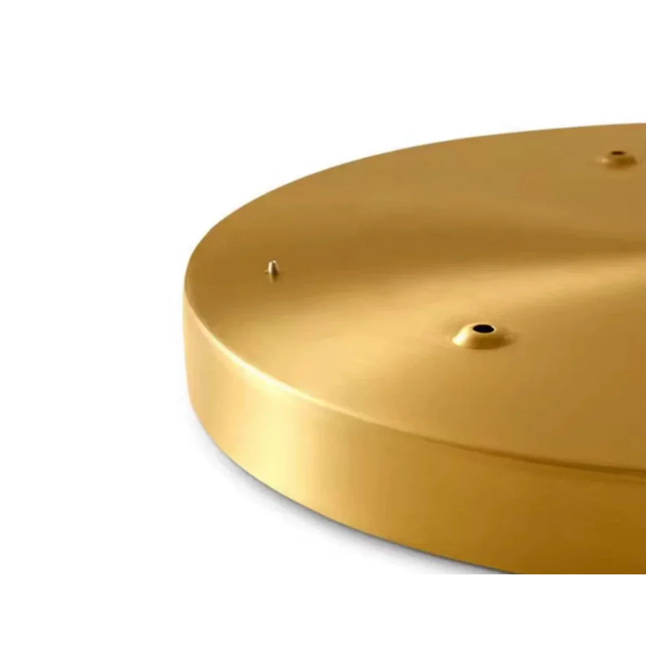 Ceiling Light Copper Flush Mount 11.8 in Low Profile Bronze Modern Bedroom Kitchen Round Minimalist Lighting Fixture | Thomler