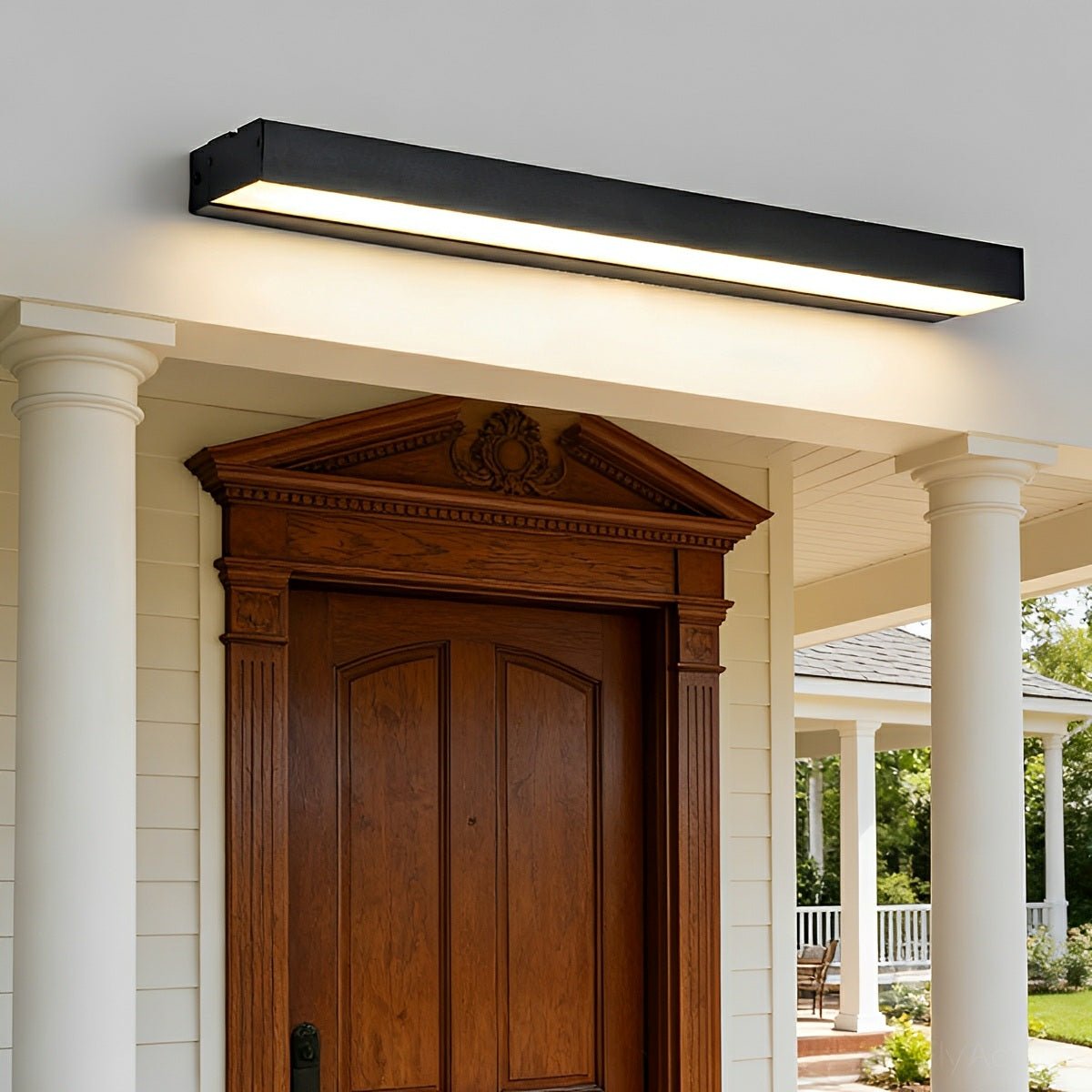 IP65 Weather-Resistant LED Strip Exterior Sconce for Entry & Porch – Die-Cast Aluminum, Hardwired, 110-265V, Multiple Lengths & Temperatures | Thomler