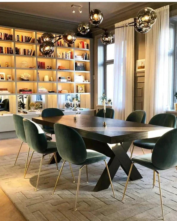 Branching Globe Chandelier with Smoky Glass Shades – Multi-Arm Statement Fixture for Dining Room & Kitchen Island Lighting | Thomler