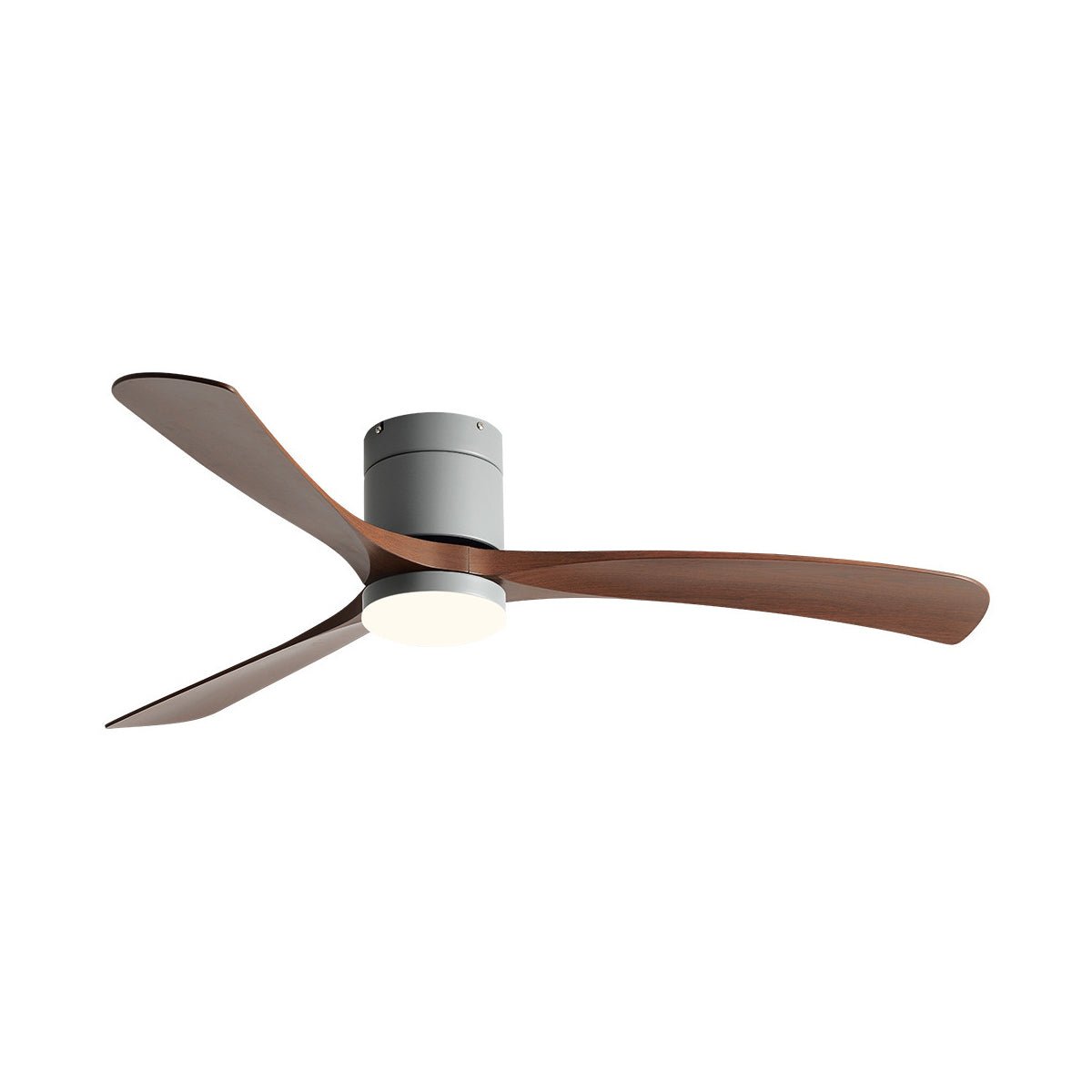 Ceiling Fan Light Copper ABS 37.8 in LED Remote Bedroom Dining Room Modern Quiet Flush Mount | Thomler