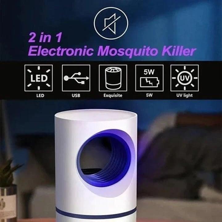 Indoor Outdoor UV Mosquito Trap with Silent Fan & Anti-Escape Chamber for Home Patio Bedroom | Thomler