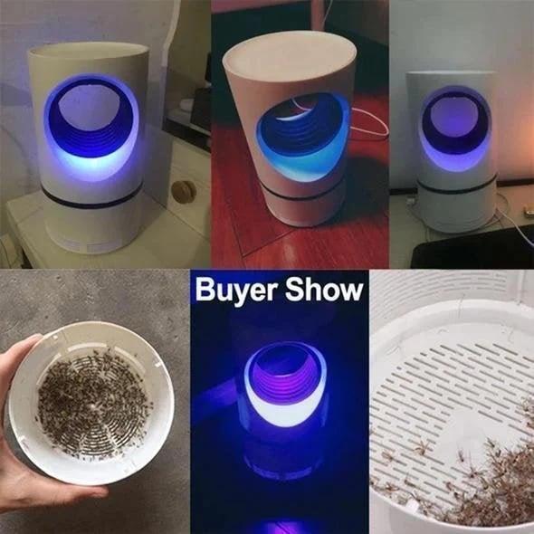 Indoor Outdoor UV Mosquito Trap with Silent Fan & Anti-Escape Chamber for Home Patio Bedroom | Thomler