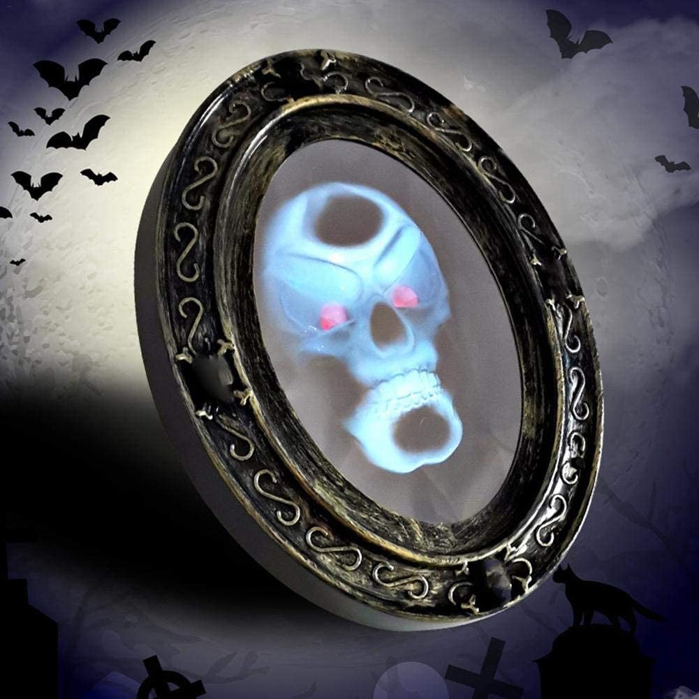 Spooky Animated Skeleton Magic Mirror – Sensor-Triggered Halloween Decoration for Walls & Parties | Thomler