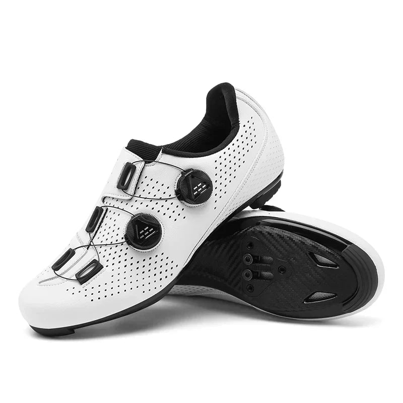 Dual-Dial Cycling Shoes for Road and Mountain Biking – Breathable Synthetic Leather with Rubber Sole for Men and Women | Thomler