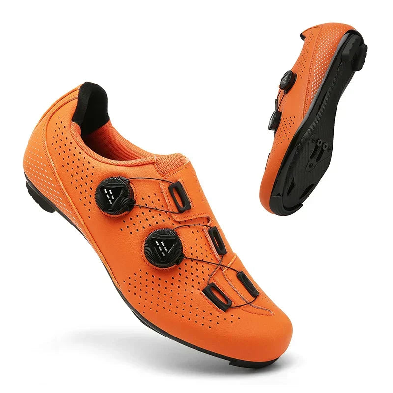 Dual-Dial Cycling Shoes for Road and Mountain Biking – Breathable Synthetic Leather with Rubber Sole for Men and Women | Thomler
