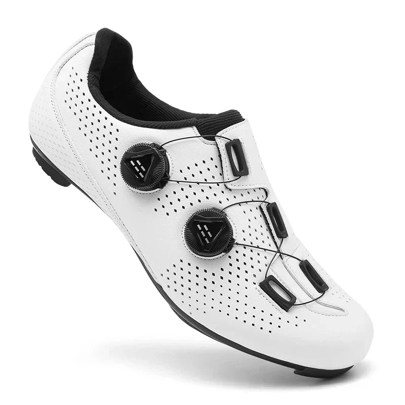 Dual-Dial Cycling Shoes for Road and Mountain Biking – Breathable Synthetic Leather with Rubber Sole for Men and Women | Thomler