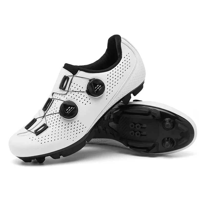 Dual-Dial Cycling Shoes for Road and Mountain Biking – Breathable Synthetic Leather with Rubber Sole for Men and Women | Thomler