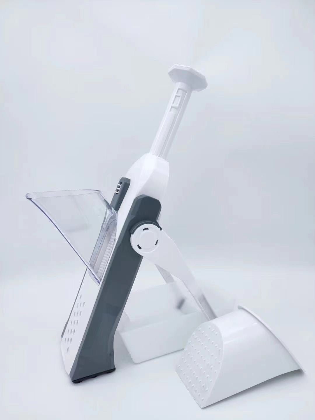 Lever-Action Produce Cutter with Adjustable Blades for Uniform Slicing and Dicing in Seconds | Kitchen Prep Tool for Vegetables, Fruits, Sal | Thomler