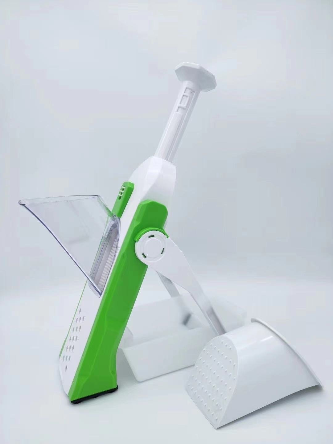Lever-Action Produce Cutter with Adjustable Blades for Uniform Slicing and Dicing in Seconds | Kitchen Prep Tool for Vegetables, Fruits, Sal | Thomler