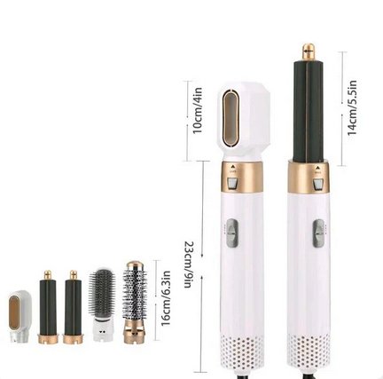 Hair Airstyler Ionic Airflow 1000W Multi Attachment Daily Styling Curling Drying Tool | Thomler
