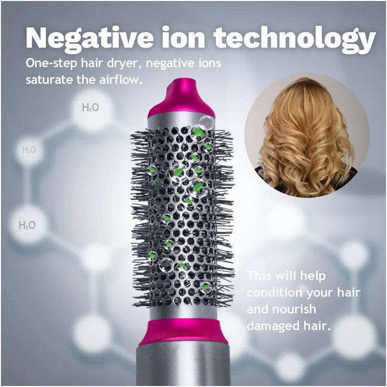 Hair Airstyler Ionic Airflow 1000W Multi Attachment Daily Styling Curling Drying Tool | Thomler