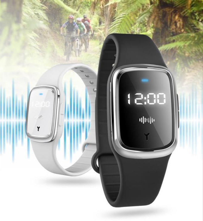 Wearable Ultrasonic Mosquito Repeller Bracelet with 3 Frequency Modes – Chemical-Free Bug Protection for Outdoors, Camping, Hiking & | Thomler