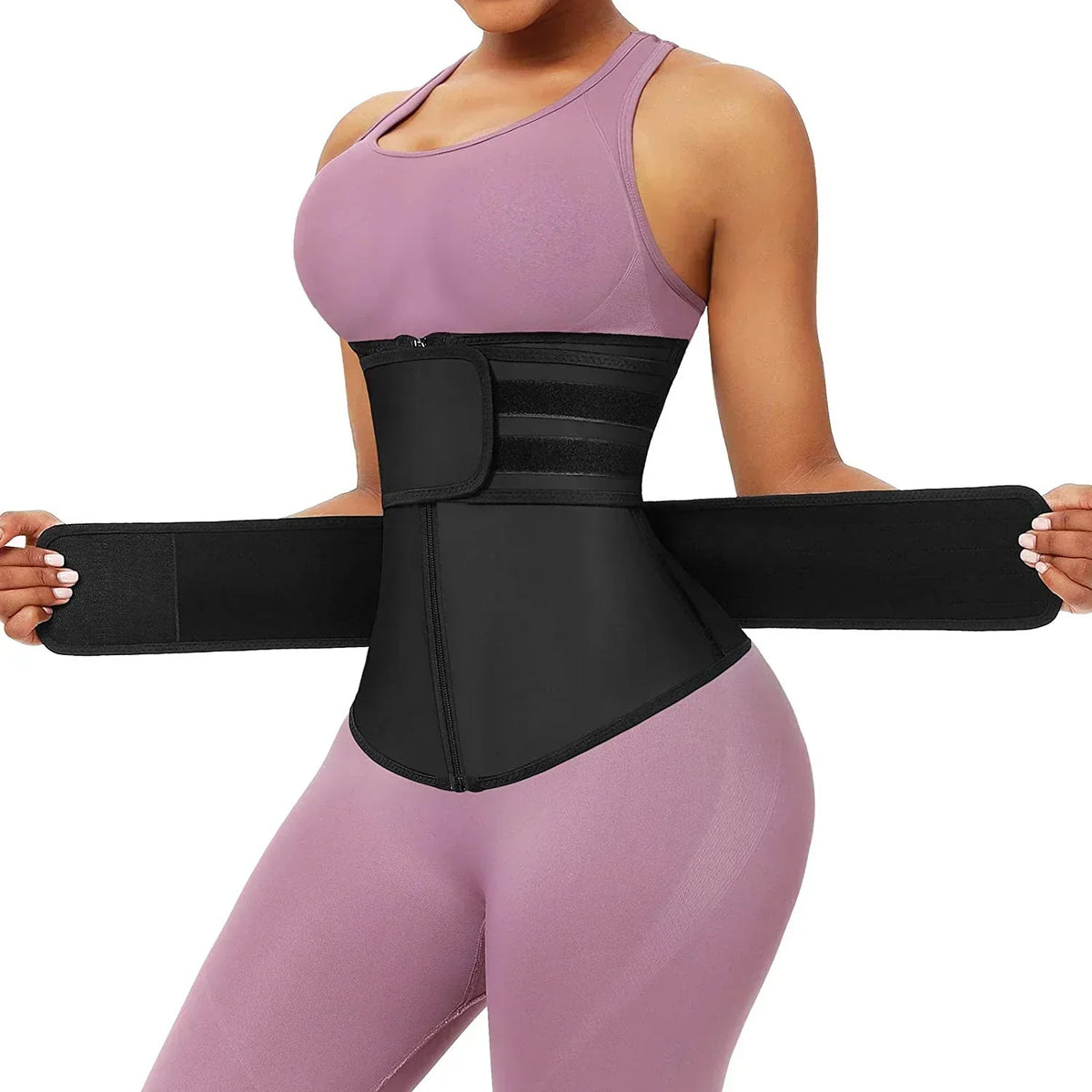Adjustable Compression Belt for Gym Training & Core Support – Moisture-Wicking Stretch Fabric | Thomler