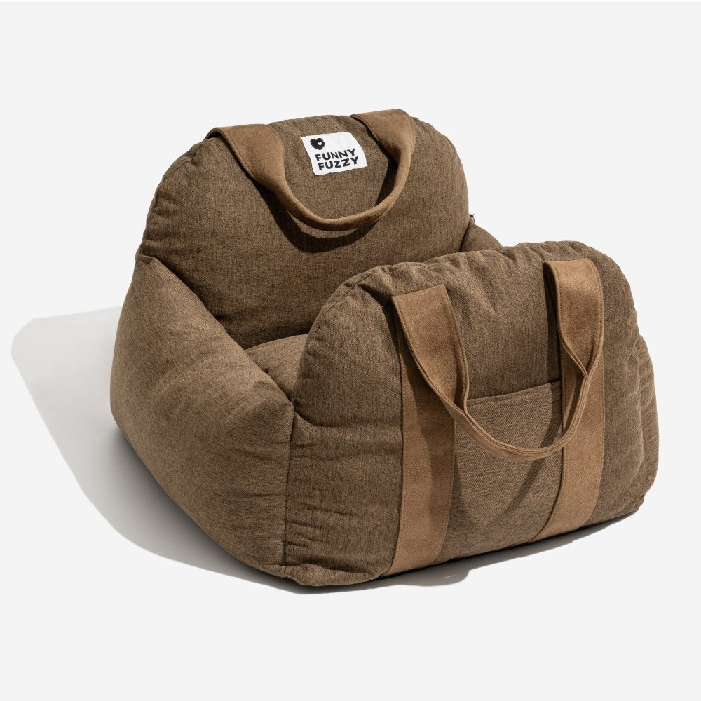 Portable Pet Carrier Booster Seat with Safety Harness and Washable Cover for Small Dogs | Thomler