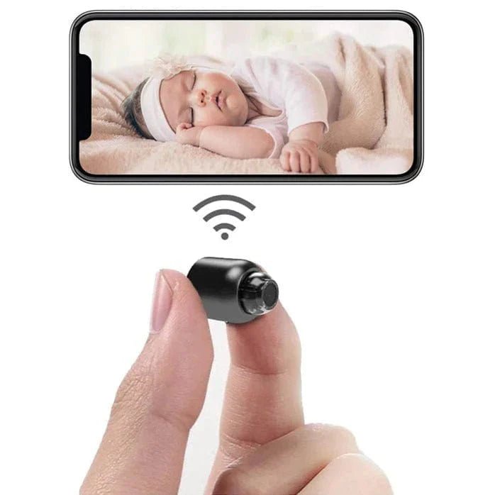 Compact Wi-Fi Security Camera with Infrared Night Vision for Indoor Home Monitoring | Motion Detection Alerts | Live Remote Viewing on Smart | Thomler