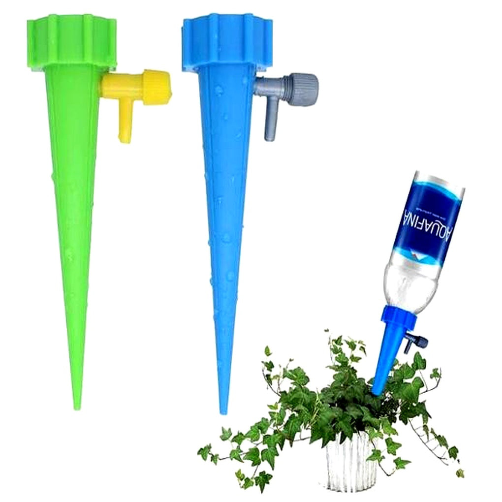 Drip Irrigation Stakes for Potted Plants – Slow Release Watering System with Adjustable Flow Control for Indoor & Outdoor Gardens | Thomler