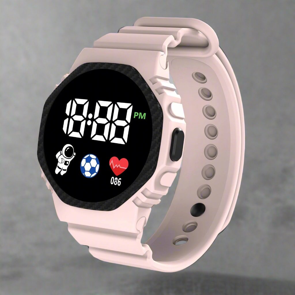 Kids Digital Sports Watch with LED Display – Waterproof Time-Teaching Wristwatch for Boys & Girls Ages 4+ | Thomler