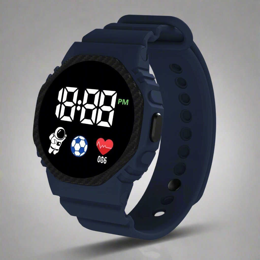 Kids Digital Sports Watch with LED Display – Waterproof Time-Teaching Wristwatch for Boys & Girls Ages 4+ | Thomler