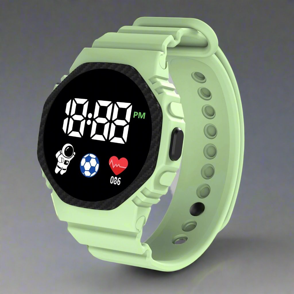 Kids Digital Sports Watch with LED Display – Waterproof Time-Teaching Wristwatch for Boys & Girls Ages 4+ | Thomler