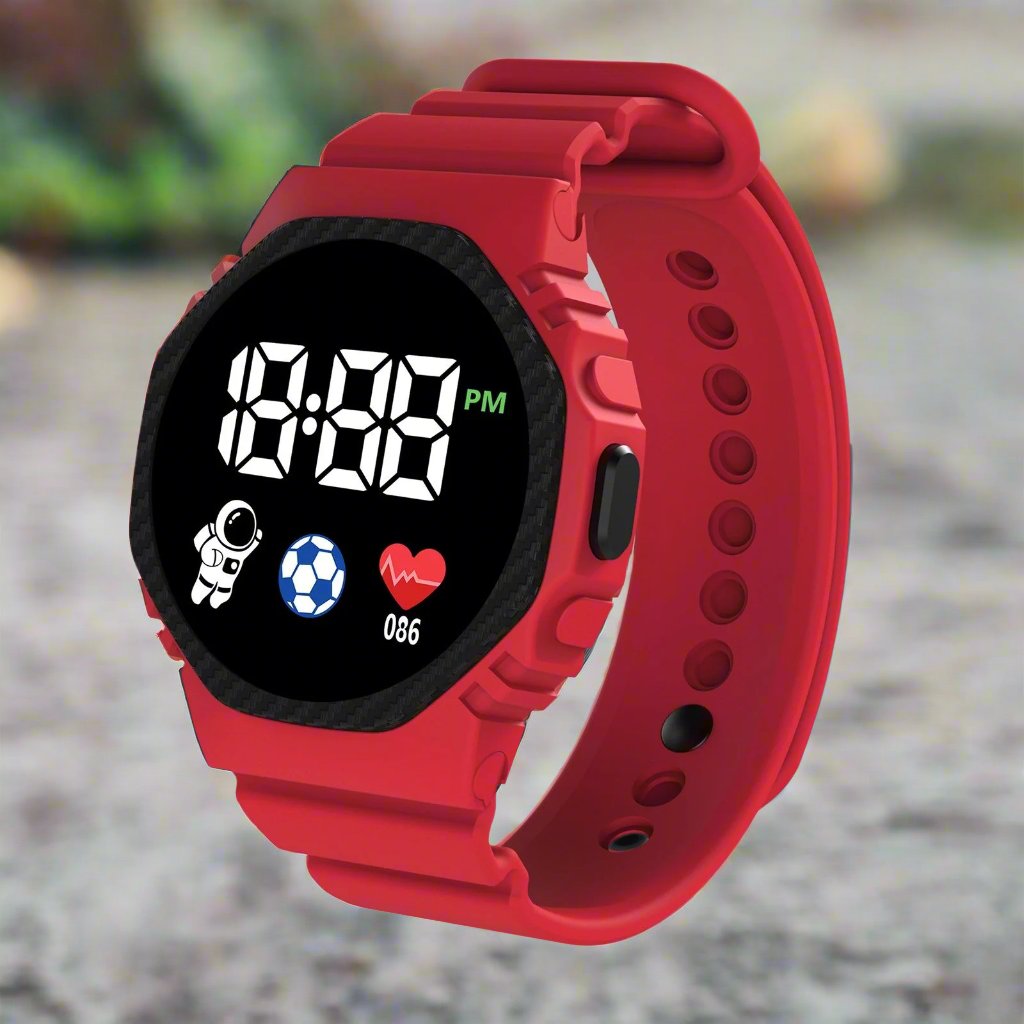 Kids Digital Sports Watch with LED Display – Waterproof Time-Teaching Wristwatch for Boys & Girls Ages 4+ | Thomler
