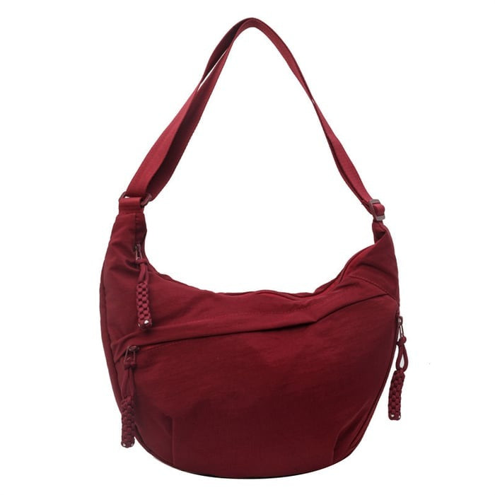 Soft-Shell Half-Moon Shoulder Bag – Adjustable Crossbody Tote for Women | Thomler