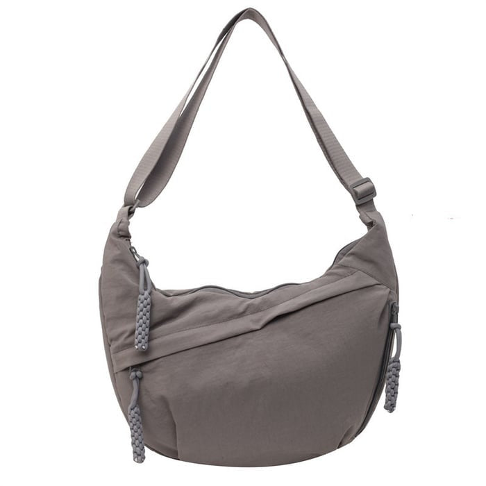 Soft-Shell Half-Moon Shoulder Bag – Adjustable Crossbody Tote for Women | Thomler