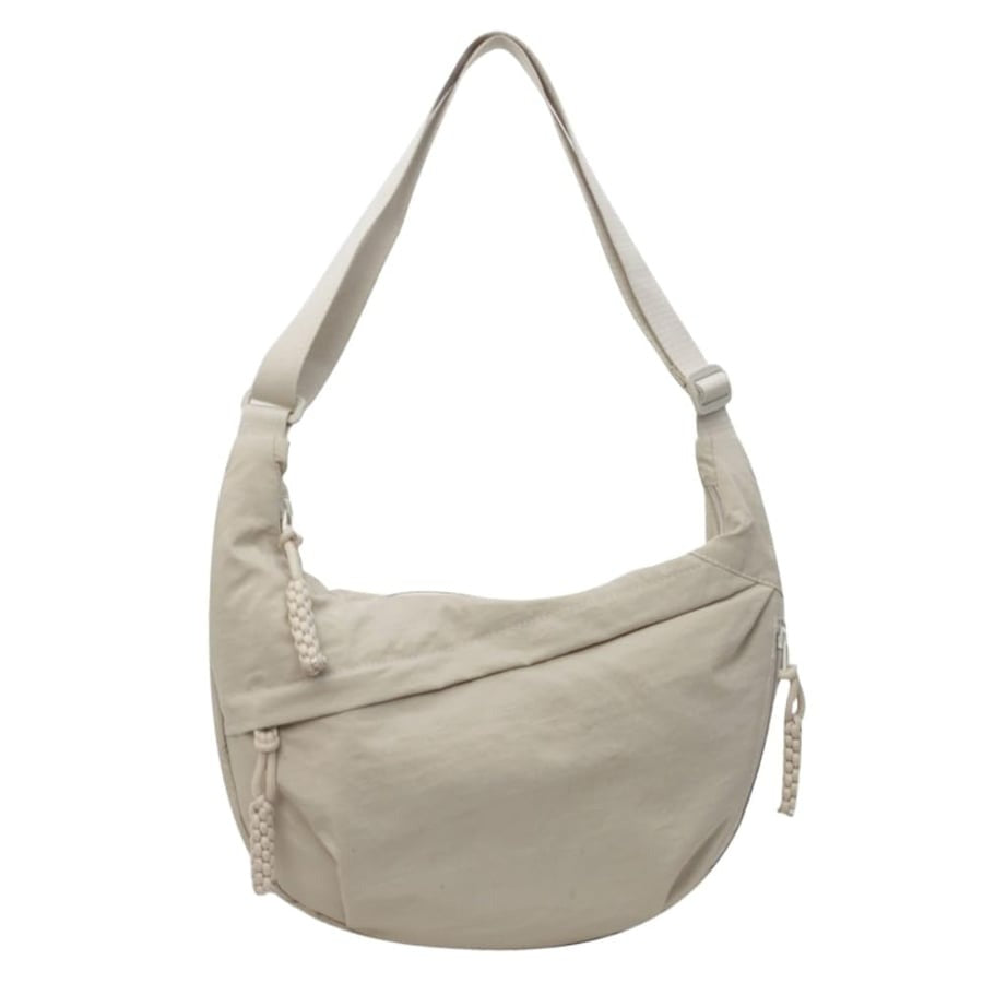 Soft-Shell Half-Moon Shoulder Bag – Adjustable Crossbody Tote for Women | Thomler
