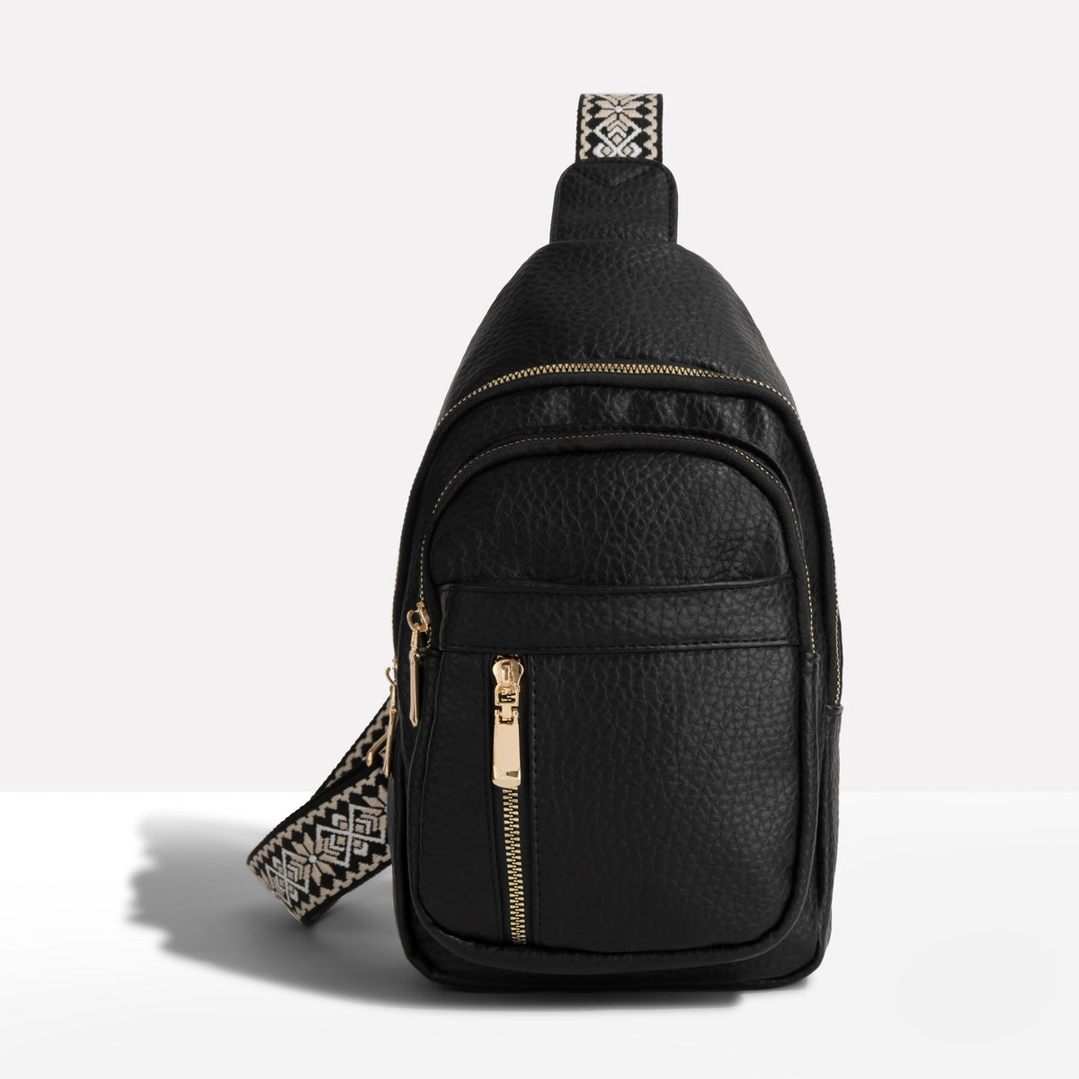 Compact Front-Carry Sling for Women – Secure Crossbody with Woven Strap & RFID Blocking | Thomler
