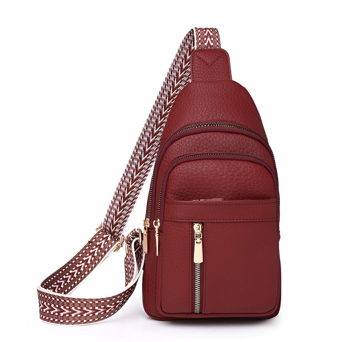 Compact Front-Carry Sling for Women – Secure Crossbody with Woven Strap & RFID Blocking | Thomler